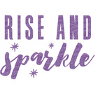 Glitter / Sparkle Quotes and Sayings Glitter Sticker Decal - Up to 6"X6"