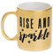 Glitter / Sparkle Quotes and Sayings Gold Mug - Main
