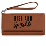 Glitter / Sparkle Quotes and Sayings Ladies Leatherette Wallet - Laser Engraved