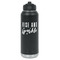 Glitter / Sparkle Quotes and Sayings Water Bottle - Laser Engraved - Front
