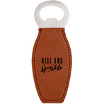 Glitter / Sparkle Quotes and Sayings Leatherette Bottle Opener