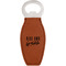Glitter / Sparkle Quotes and Sayings Leather Bar Bottle Opener - Single