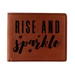 Glitter / Sparkle Quotes and Sayings Leatherette Bifold Wallet