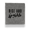 Glitter / Sparkle Quotes and Sayings Leather Binder - 1" - Grey