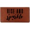 Glitter / Sparkle Quotes and Sayings Leather Checkbook Holder - Main