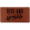 Glitter / Sparkle Quotes and Sayings Leatherette Checkbook Holder