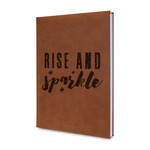 Glitter / Sparkle Quotes and Sayings Leather Sketchbook - Small - Double Sided