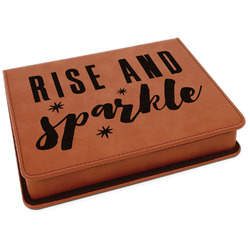 Glitter / Sparkle Quotes and Sayings Leatherette 4-Piece Wine Tool Set