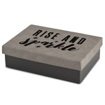 Glitter / Sparkle Quotes and Sayings Gift Boxes w/ Engraved Leather Lid