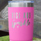 Glitter / Sparkle Quotes and Sayings Pink Polar Camel Tumbler - 20oz - Close Up