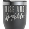 Glitter / Sparkle Quotes and Sayings RTIC Tumbler - Black - Close Up