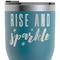 Glitter / Sparkle Quotes and Sayings RTIC Tumbler - Dark Teal - Close Up