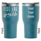 Glitter / Sparkle Quotes and Sayings RTIC Tumbler - Dark Teal - Double Sided - Front & Back