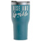 Glitter / Sparkle Quotes and Sayings RTIC Tumbler - Dark Teal - Front