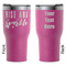 Glitter / Sparkle Quotes and Sayings RTIC Tumbler - Magenta - Double Sided - Front & Back