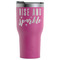 Glitter / Sparkle Quotes and Sayings RTIC Tumbler - Magenta - Front