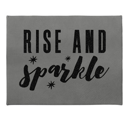 Glitter / Sparkle Quotes and Sayings Small Gift Box w/ Engraved Leather Lid