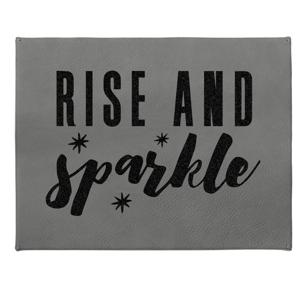 Glitter / Sparkle Quotes and Sayings Small Engraved Gift Box with Leather Lid - Approval