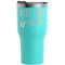 Glitter / Sparkle Quotes and Sayings Teal RTIC Tumbler (Front)