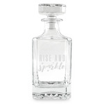 Glitter / Sparkle Quotes and Sayings Whiskey Decanter - 26 oz Square