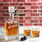 Glitter / Sparkle Quotes and Sayings Whiskey Decanters - 26oz Rect - LIFESTYLE