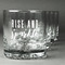 Glitter / Sparkle Quotes and Sayings Whiskey Glasses Set of 4 - Engraved Front
