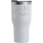 Glitter / Sparkle Quotes and Sayings RTIC Tumbler - White - Engraved Front
