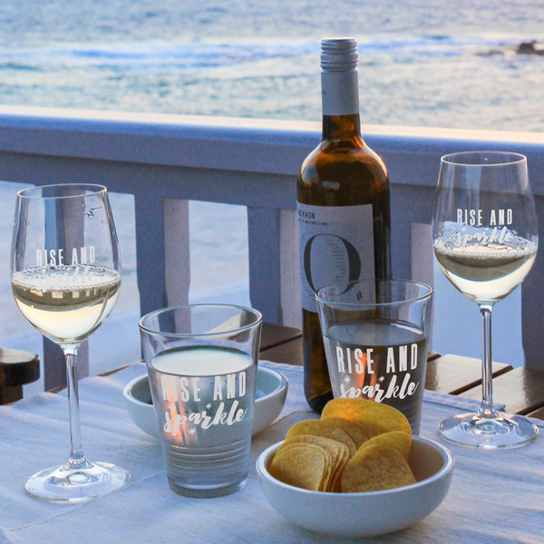 Glitter / Sparkle Quotes and Sayings Wine Glasses - Lifestyle (UPDATE)