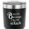 Grandparent Quotes and Sayings 30 oz Stainless Steel Ringneck Tumbler - Black - CLOSE UP