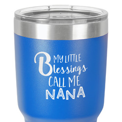 Grandparent Quotes and Sayings 30 oz Stainless Steel Tumbler - Royal Blue - Single-Sided