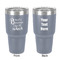 Grandparent Quotes and Sayings 30 oz Stainless Steel Tumbler - Grey - Double-Sided