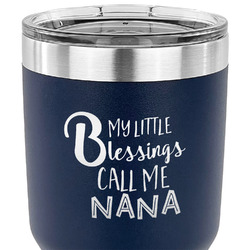 Grandparent Quotes and Sayings 30 oz Stainless Steel Tumbler - Navy - Single Sided
