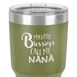 Grandparent Quotes and Sayings 30 oz Stainless Steel Tumbler - Olive - Single-Sided