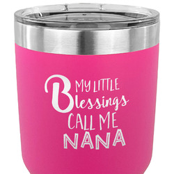 Grandparent Quotes and Sayings 30 oz Stainless Steel Tumbler - Pink - Double Sided