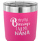 Grandparent Quotes and Sayings 30 oz Stainless Steel Ringneck Tumbler - Pink - CLOSE UP