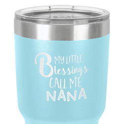 Grandparent Quotes and Sayings 30 oz Stainless Steel Tumbler - Teal - Double-Sided