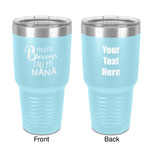 Grandparent Quotes and Sayings 30 oz Stainless Steel Tumbler - Teal - Double-Sided