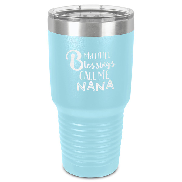 Custom Grandparent Quotes and Sayings 30 oz Stainless Steel Tumbler - Teal - Single-Sided