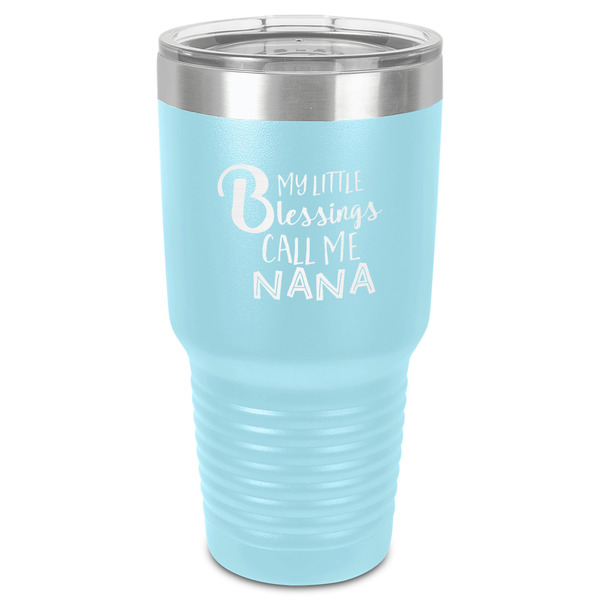 Grandparent Quotes and Sayings 30 oz Stainless Steel Ringneck Tumbler - Teal - Front