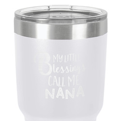 Grandparent Quotes and Sayings 30 oz Stainless Steel Tumbler - White - Single-Sided