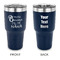 Grandparent Quotes and Sayings 30 oz Stainless Steel Tumbler - Navy - Double Sided