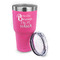 Grandparent Quotes and Sayings 30 oz Stainless Steel Ringneck Tumblers - Pink - LID OFF