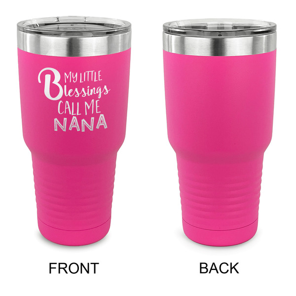 Grandparent Quotes and Sayings 30 oz Stainless Steel Ringneck Tumblers - Pink - Single Sided - APPROVAL