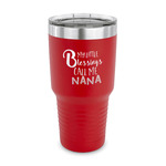 Grandparent Quotes and Sayings 30 oz Stainless Steel Tumbler - Red - Single Sided
