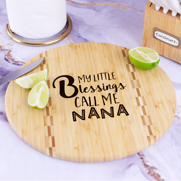 Grandparent Quotes and Sayings Bamboo Cutting Board - In Context