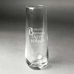 Grandparent Quotes and Sayings Champagne Flute - Stemless Engraved
