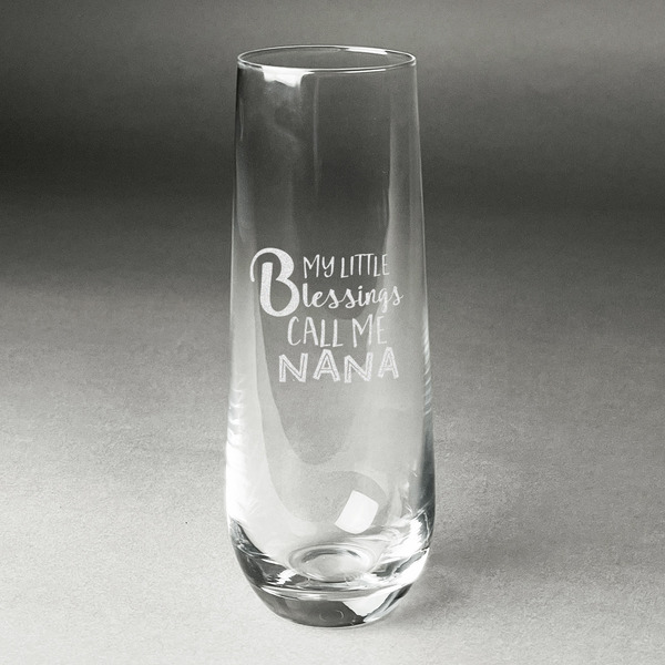 Custom Grandparent Quotes and Sayings Champagne Flute - Stemless Engraved