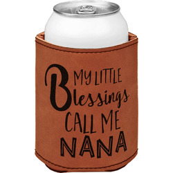 Grandparent Quotes and Sayings Leatherette Can Sleeve - Double Sided (Personalized)