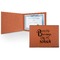 Grandparent Quotes and Sayings Leatherette Certificate Holder - Front