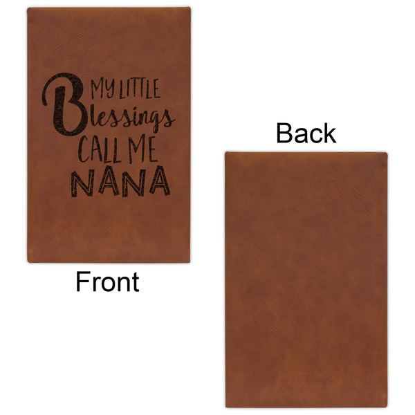 Grandparent Quotes and Sayings Cognac Leatherette Journal - Single Sided - Apvl